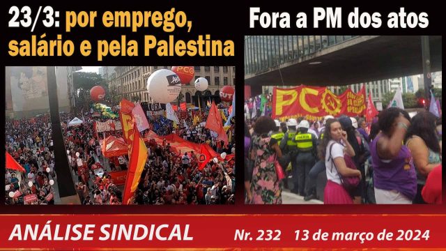 Análise Sindical 13 de março - 232