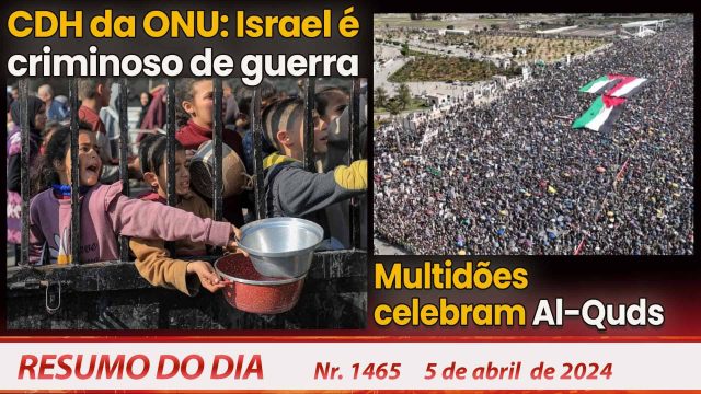 Resumo do dia - 05 de abril - 1465