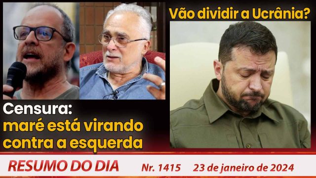 Resumo do dia - 23 de janeiro - 1415